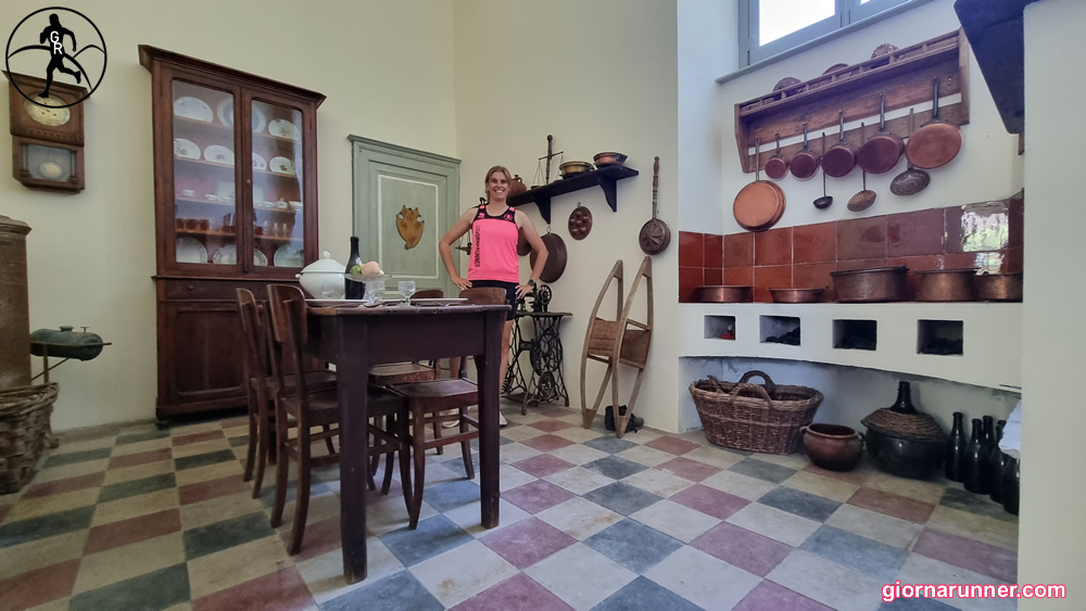 La cucina del castello a Piovà