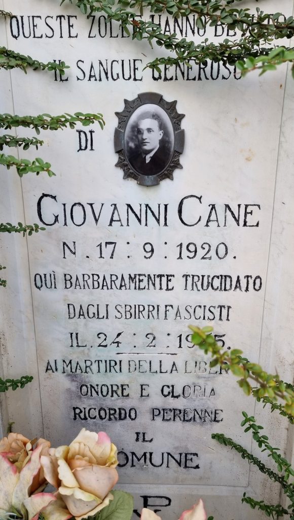 Partigiano Giovanni Cane