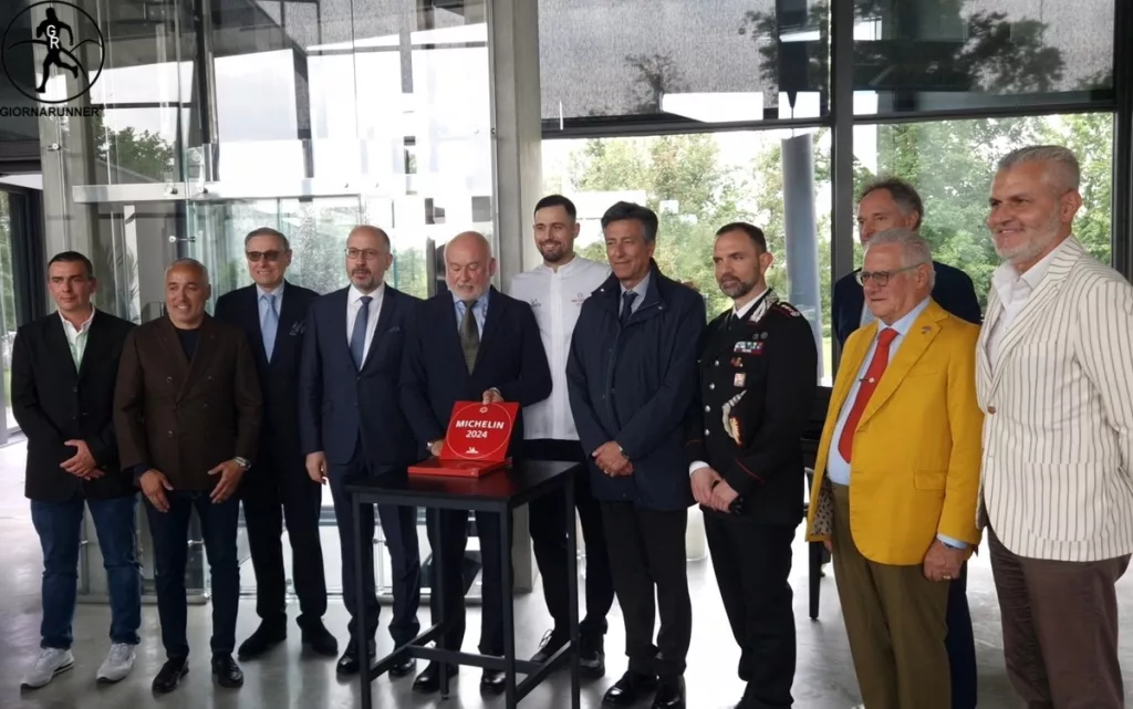 autorità consegna stella michelin Cannavacciuolo Le Cattedrali Relais