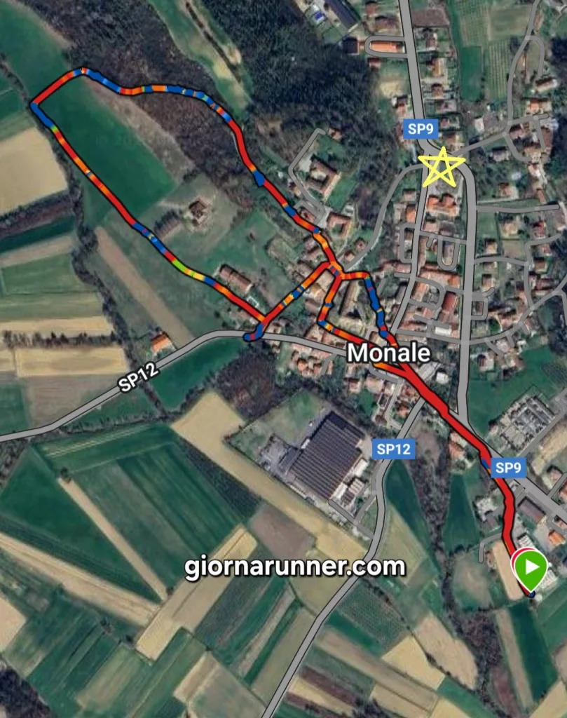 Percorso monale tra i boschi