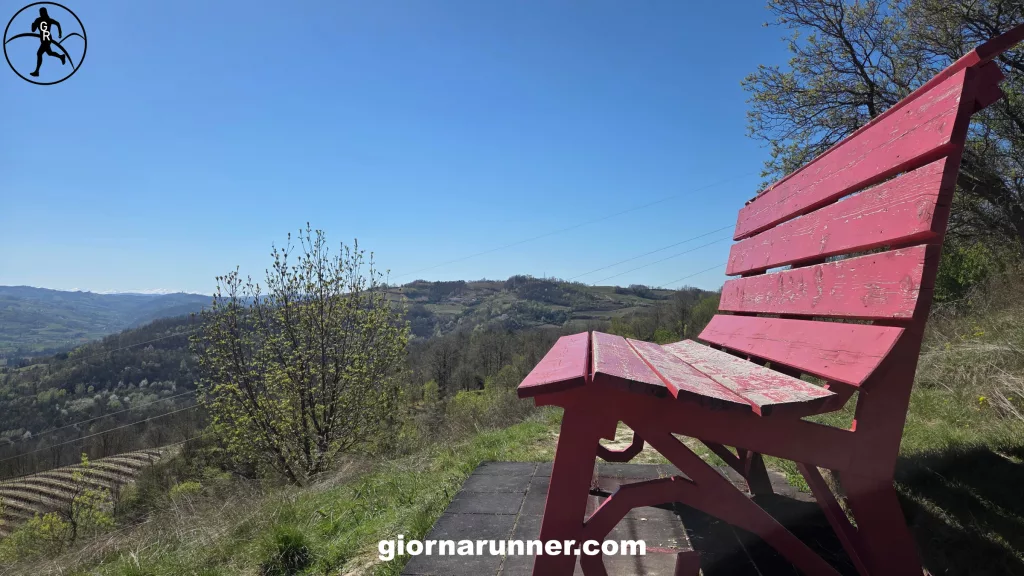 panorama da Panchina Gigante di Bistagno
