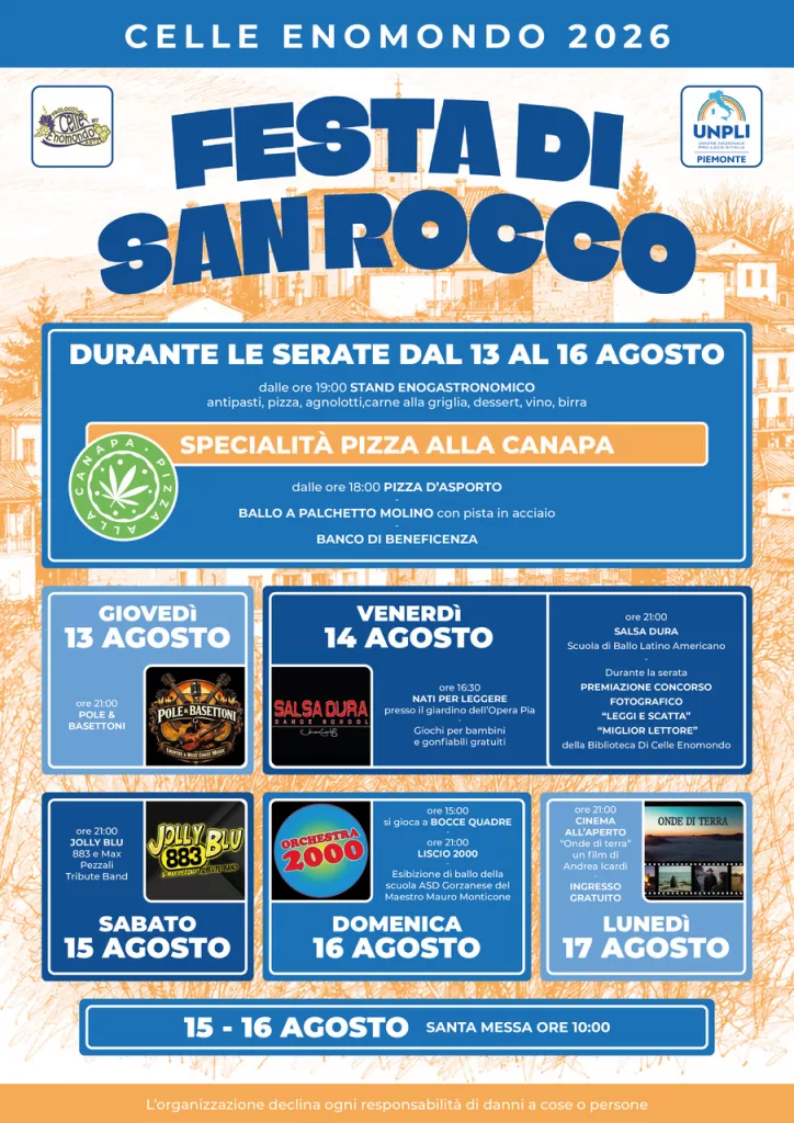 festa san rocco celle